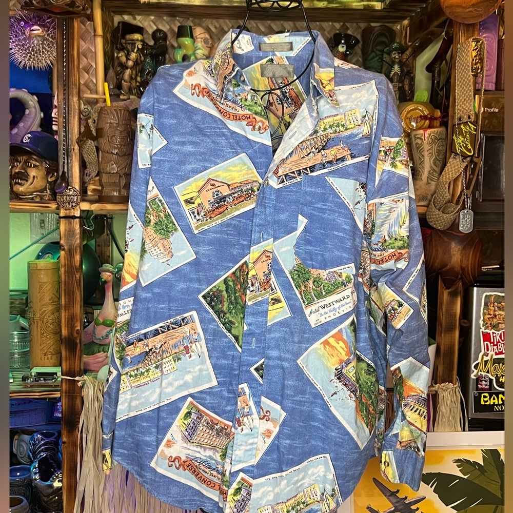 Men’s vintage hotel shirt Kensington size XL